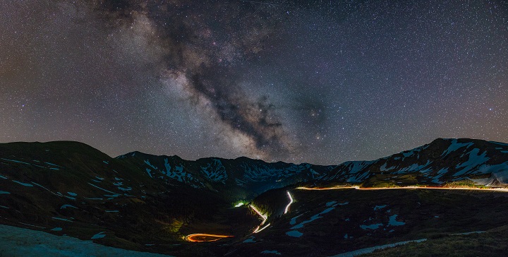 time exposure of loveland pass to illustrate God's sovereignty